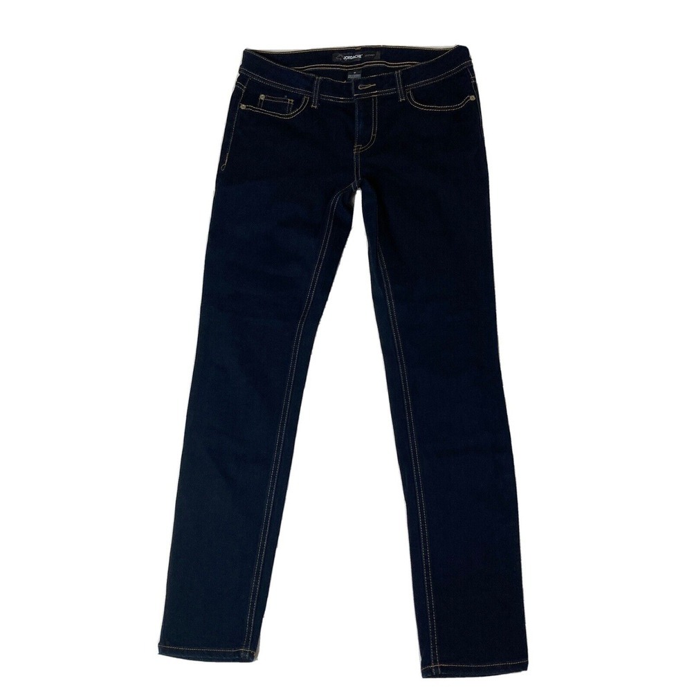 Jordache Skinny Jeans Womans Size 6 Stretch Dark Wash Cotton Blend 31 in Waist